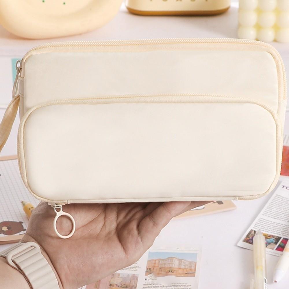 Double-layer Ladder Pencil Case Large Capacity Stationery Bag Kawaii Pencil Bag Boys Ang Girls