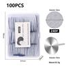 Nail Art Sand Disc for Polishing, Shaping, and Filing Extension Nails - 100 Pieces