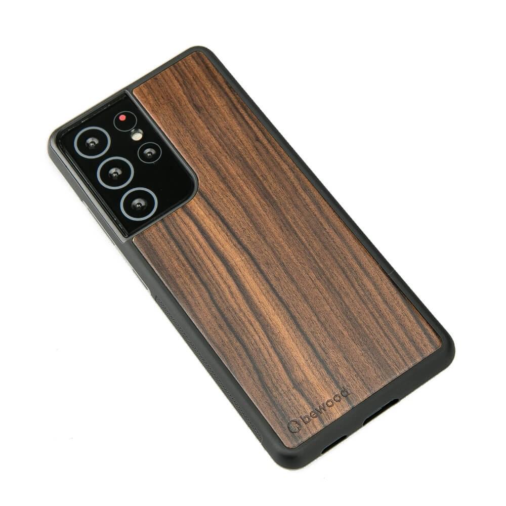 Wooden Case for Samsung Galaxy S21 Ultra, Rosewood Santos