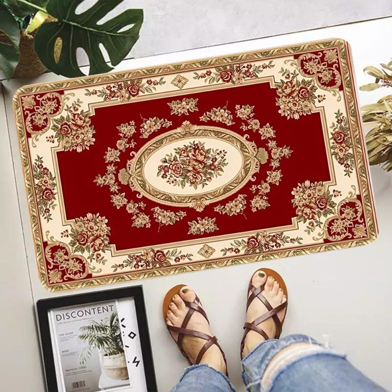 Classic Bohemian Style Door Mat with Suitable for Soft in Bedrooms Living Rooms Garden Entrances Room Decor Indoor Outdoor Use