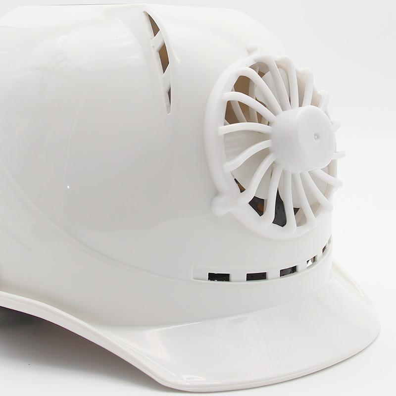 Na solární napájení Bezpečnostní přilba Venkovní pracovní ventilátor Ochranná přilba Stavební pracoviště ABS Ochranný kryt ventilátoru Napájení solárním panelem