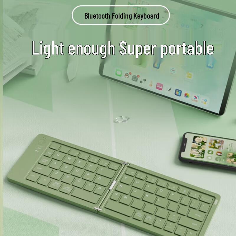 Portable Silent Wireless Bluetooth Membrane Keyboard