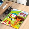 1pc Office Printed Area Carpet, Christmas Reindeer Rug, Home Sofa Chair Mat For Christmas and Halloween Décor