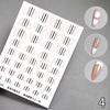 Franse Manicure Strips Nagel Vormen Franje Tip Gidsen Sticker Doe-het-zelf Golvende Lijn Nagellak Art Tips Gidsen Stickers Stencil Strips Nagel Gereedschap