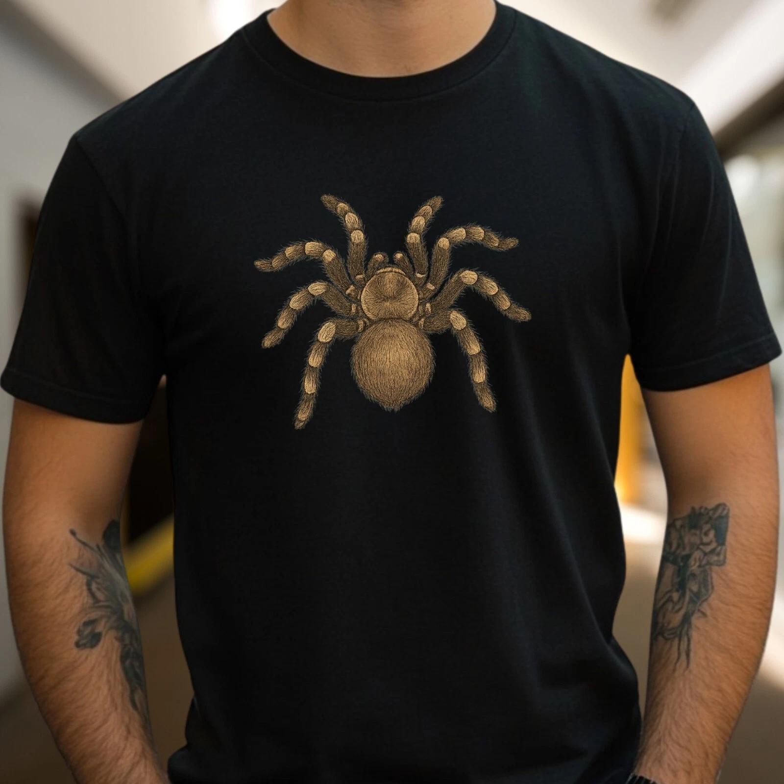 T-Shirt Herren Tarantel Motiv Baumwolle Größe S bis 5XL M