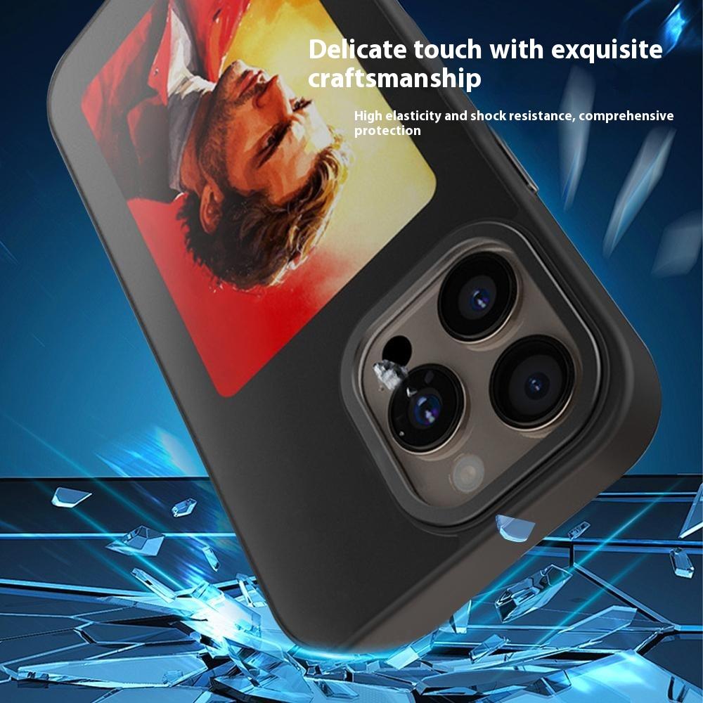 IPhone 16 Pro Max E-Ink dėklas 4 colių HD 4 spalvų NFC išmanusis ekranas telefono dangtelis