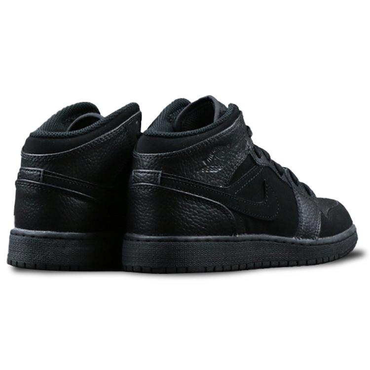 Jordan 1 Mid Retro Bright Black 554725-064