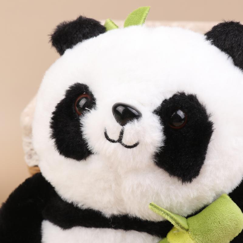 1 Set Cute Stuffed Animal Bear Doll Reversible Design Kawaii Bamboo Tube Panda Kit Plush Toy Children'S Valentine'S Day Gifts
