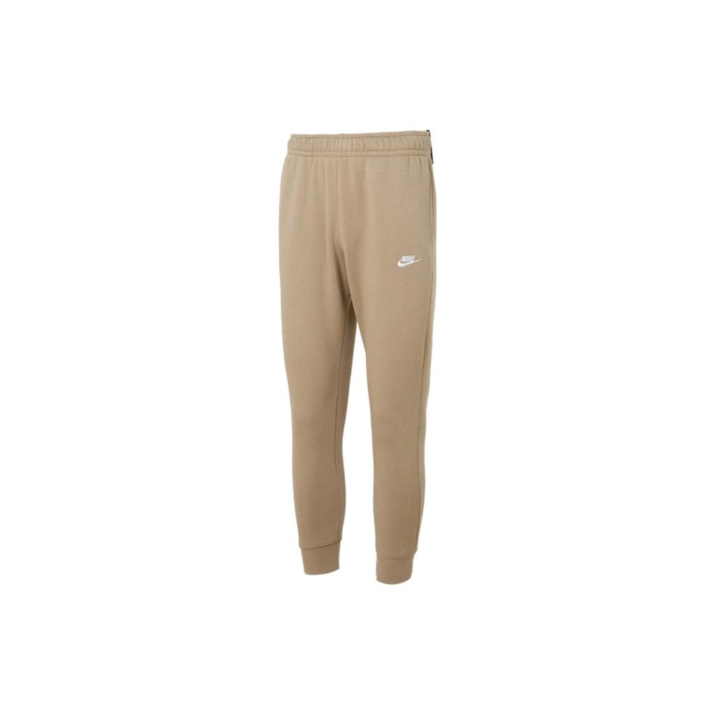 Nike Sports Life Collection Casual Pants Men's Khaki Thickened And Fleece Lined Cuffed Pants BV2672-247