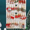 Christmas Jewelry Holiday Santa Claus Christmas Tree Reindeer Earrings Set
