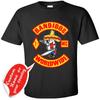 2024 Bandidos Motorcycle Club Herren O-Ausschnitt T-Shirt Baumwoll-T-Shirt Herren Schwarzes T-Shirt Sommermode Europäische Größe Top Tees Sbz5356