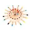Kids Wooden 3D Puzzle Memory Match Stick Chess Game Children Early Educational Toys