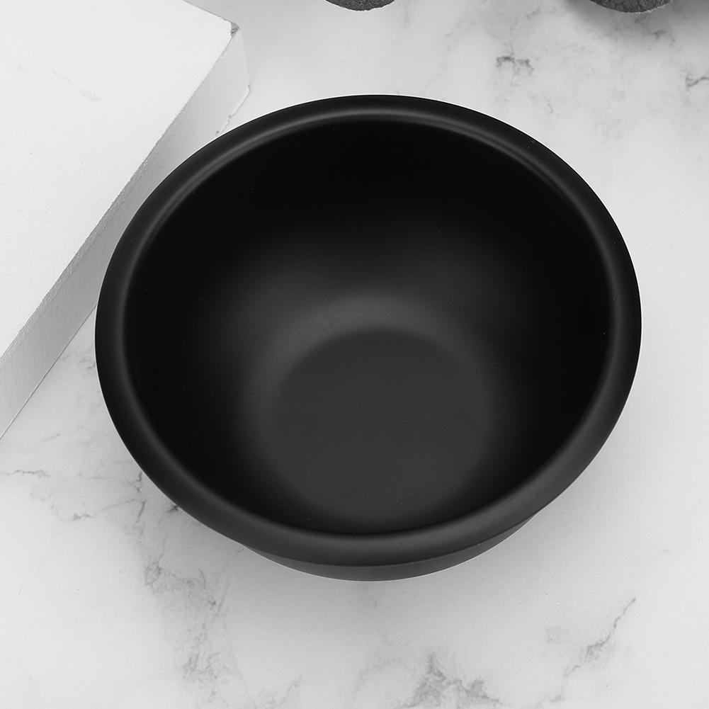 Thickened Portable Men Beard Shaving Soap Bowl Foaming Shaving Cream Bowl BlackBlack