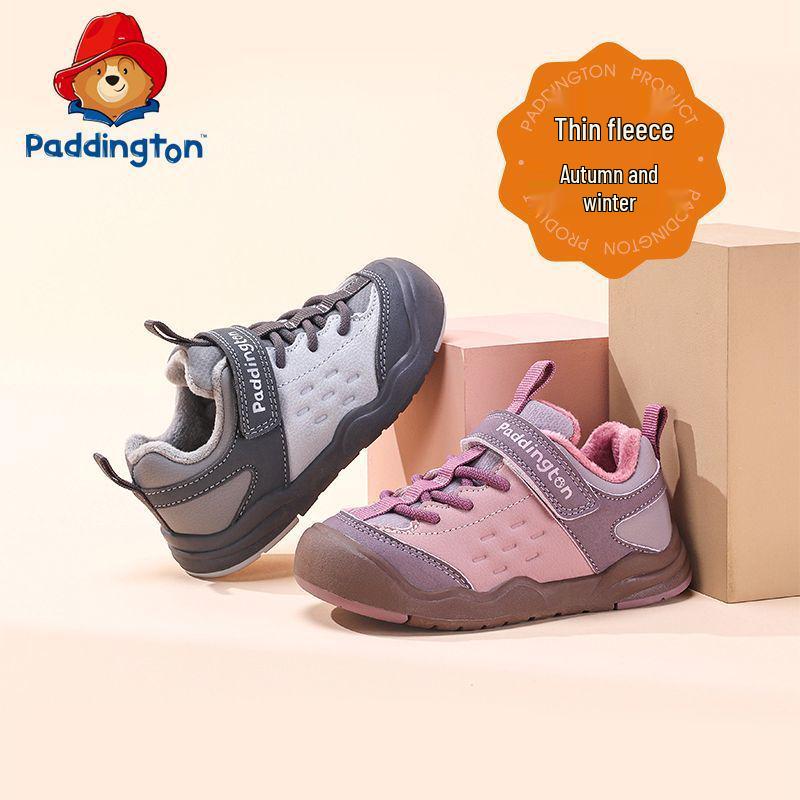 Paddington Bear Toddler Winter Sports Shoes - Non-slip Velvet Cotton for Boys & Girls