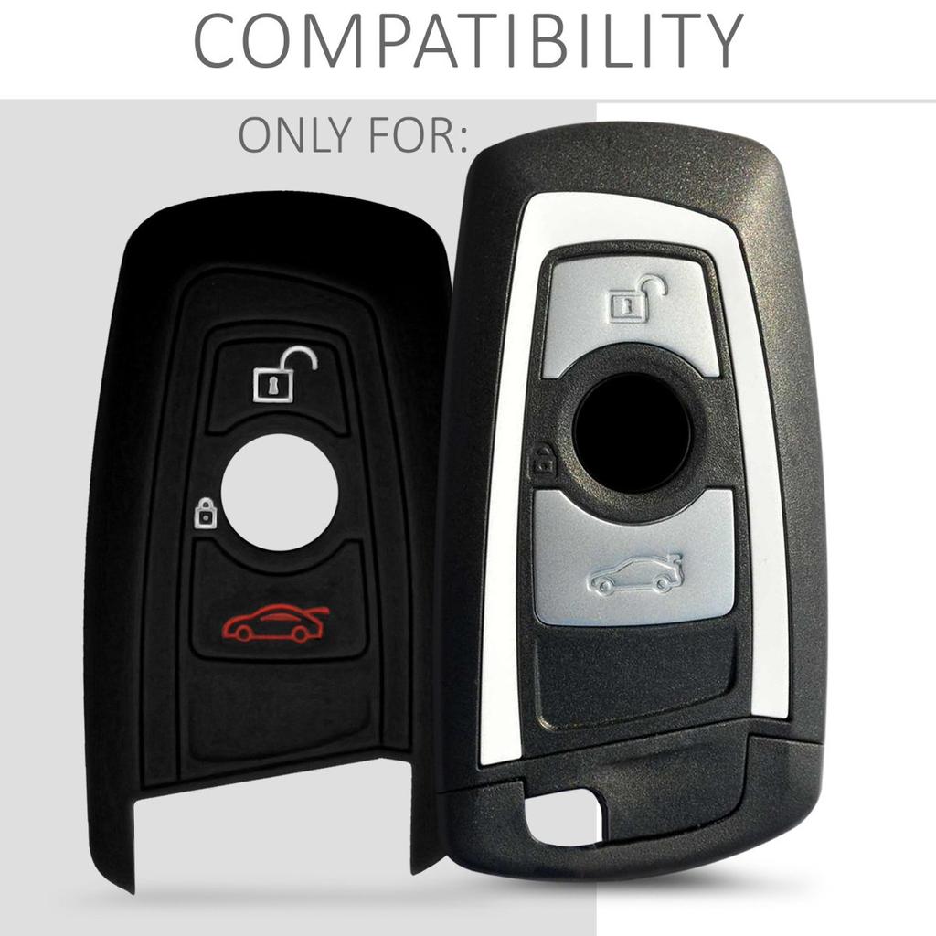 kwmobile BMW 3-Button Car Remote Key (Keyless Go Compatible Models