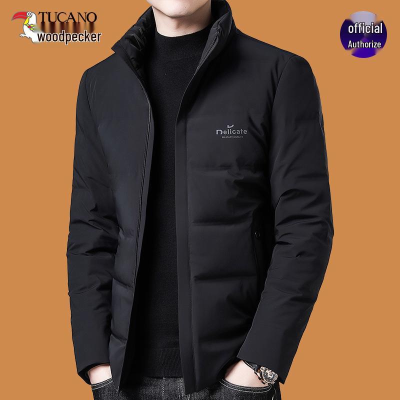 Woodpecker Men s Warm Padded Stand-Up Collar Winter Jacket 185, 140-155 kg
