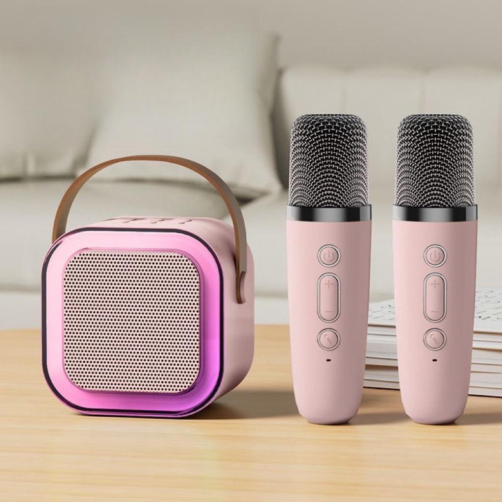 Portable K12 Bluetooth Speaker & Microphone for Outdoor Live Streaming and Home Karaoke