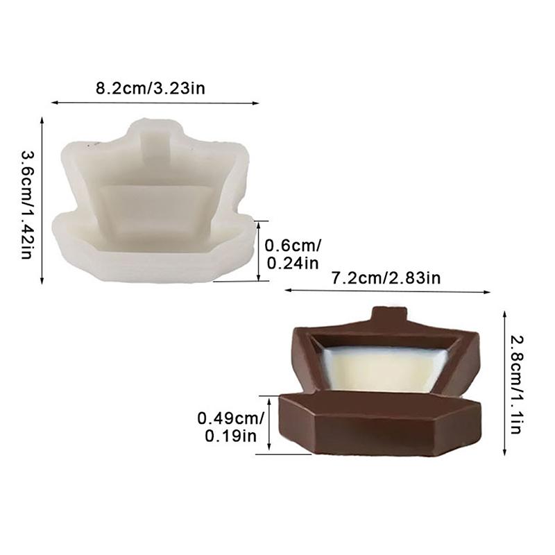 3D Simulation Coconut Shaped Silicone Mold for DIY Mousse Cake Dessert Chocolate Aromatherapy Candle Gypsum Soap Baking Mould