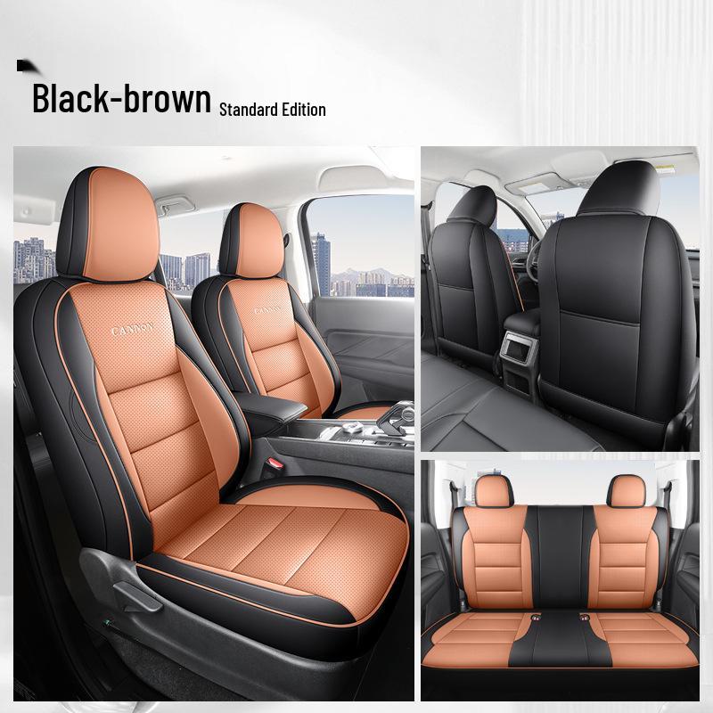 New Model Leather Car Seat Cushion for Great Wall Cannon - Five-Seat, Universal Fit, All Seasons