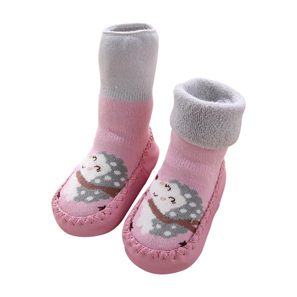 Newborn Baby Socks Shoes And Socks Non-slip Baby Class A Thickened Medium Cotton Socks 0-3 Years Old Toddler Floor Socks