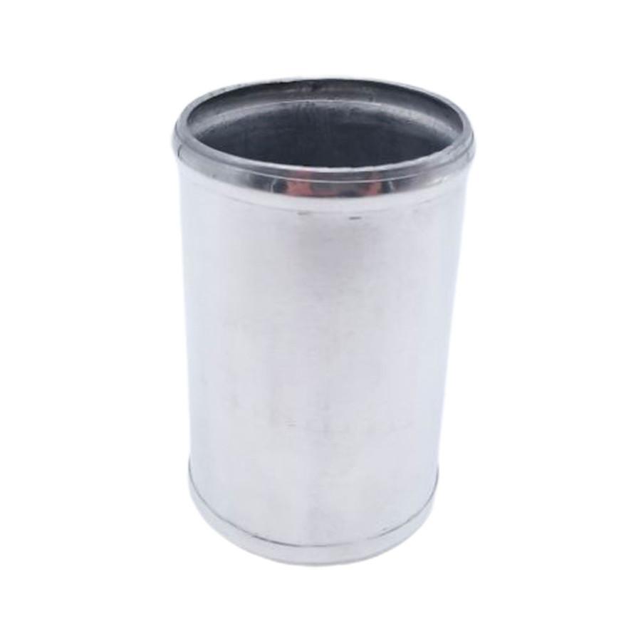 Polished Alloy Hose Joint Silicone Pipe 2.5 "63mm OD & 100mm L Tube Connector