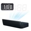 Vehicle Monitoring System Car HUD, Heads-up Display for Cars, GPS Speedometer with Dual Chip 10Hz Speed Reading Truck Refresh, KMH/MPH Plug-and-Play,