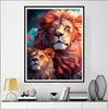 Full 5D Diy Diamond Painting Lion King Comic Diamond Embroidery Full Cross Stitch Home Decor Handmade Gift