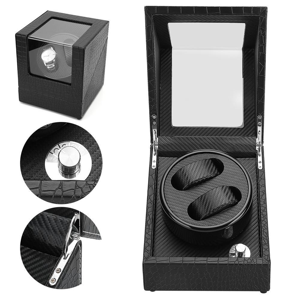 2 + 0 automatische Uhr Wickler Box Display Lagerung Box für Armbanduhr Mechanische Uhr