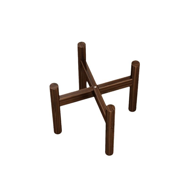 Cross-Shaped Plant Stand: Floor-standing Flower Shelf for Balcony or Living Room