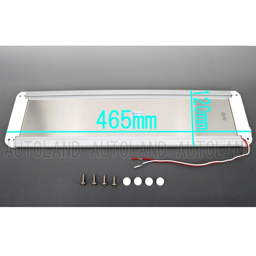 ALTEED LED Interior 45cm Extra Interior Lamp for Cars Light, Long, White, Full-Brightness Panel, 12V/24V,