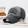 Four Seasons Men's Baseball Cap Casual Wash Embroidered Cap Curved Brim Bowler Sun Hat Official Website