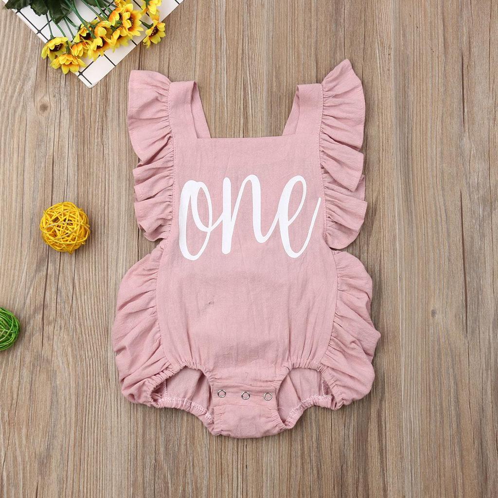 Neugeborenen Baby Mädchen Strampler Kleidung Outfit Sunsuit Sommer Overall Body