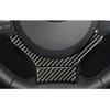 For Lexus IS250 NX200T 300 2015- Car Carbon Fiber Stickers Steering Wheel U-Shaped Cover Trim Strip Carbon Fiber