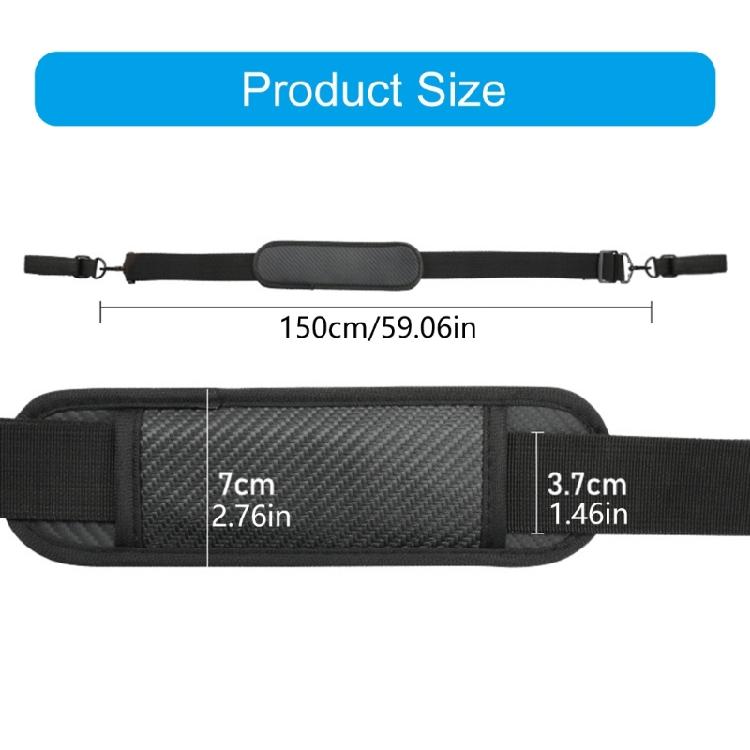 Fishing Rod Carrying Strap Shoulder Harness Fishing Rod Support Strap With 2 Silicone Grip And 2 Rod Fastening Band