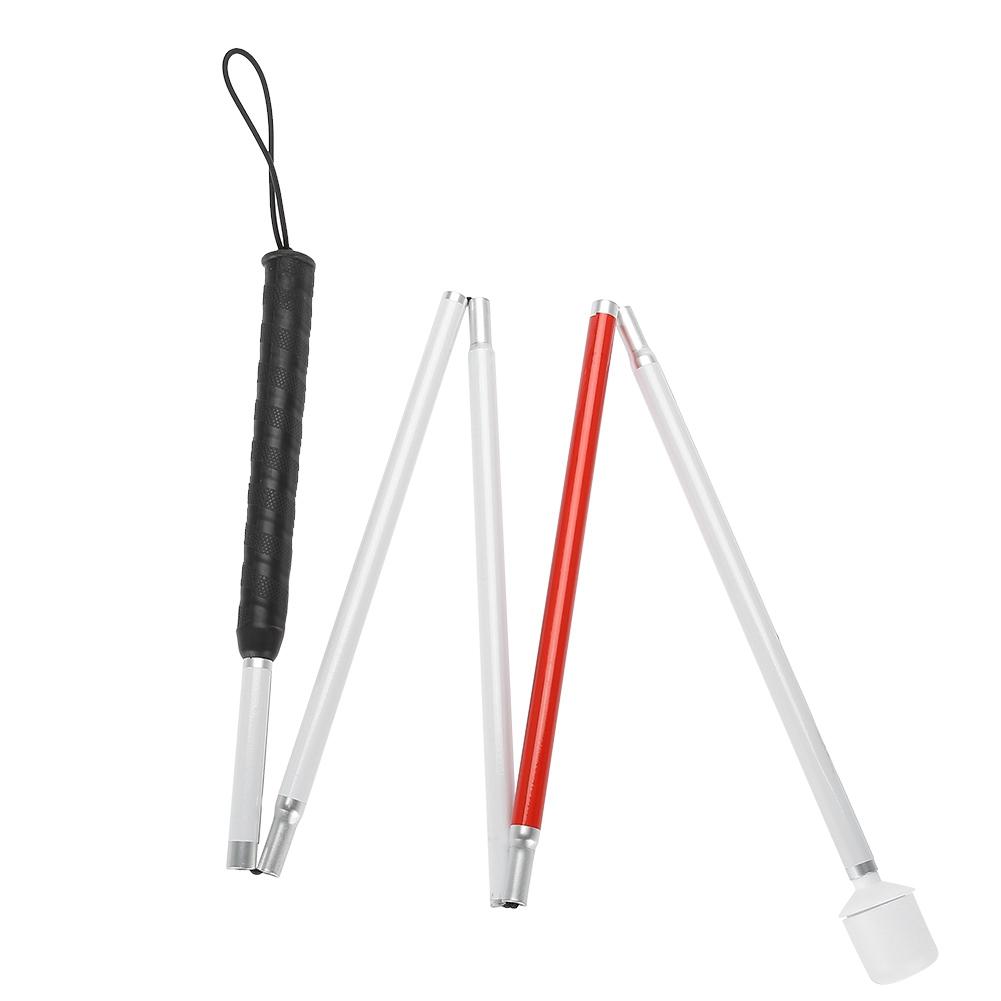 

Aluminum Alloy Foldable Reflective Blind Walking Stick Guide Blind Cane Crutch