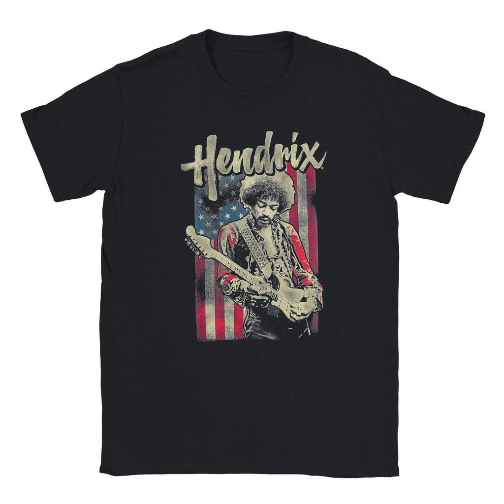 Maglietta Retro Hendrix | Iconica T-shirt Grafica Leggenda del Rock