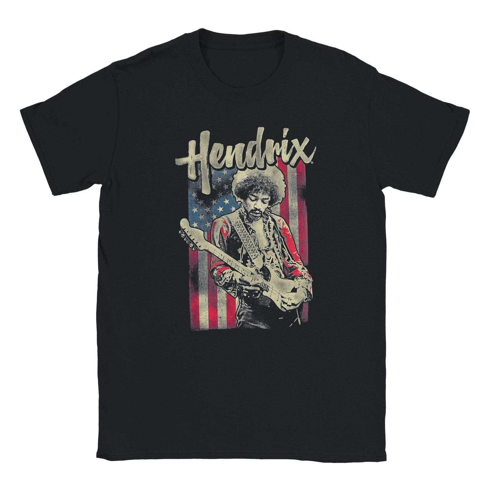 Retro Hendrix T-Shirt | Iconic Rock Legend Graphic Tee M