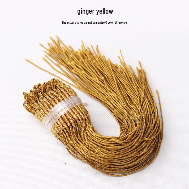 Hand-Woven Gold Wire Pull Ring Necklace & Bracelet Pendant with Movable Loop