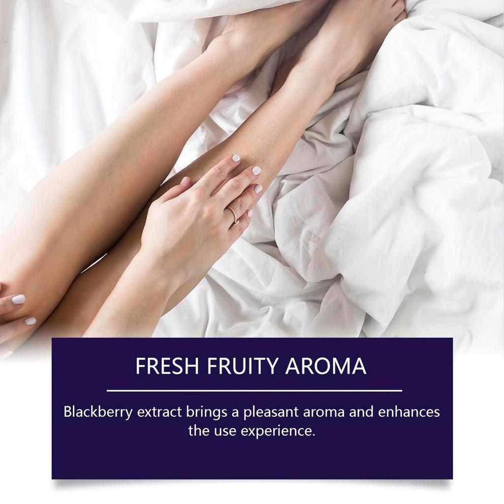 Blackberry Sugar body Scrub gently cleanses and exfoliates, making the skin smooth and tender