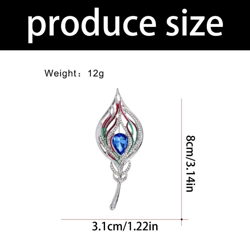 Vintage Feather Brooch Zinc Alloy Lightweight Jewelry Accessory For Women Elegant Retro Design Gift