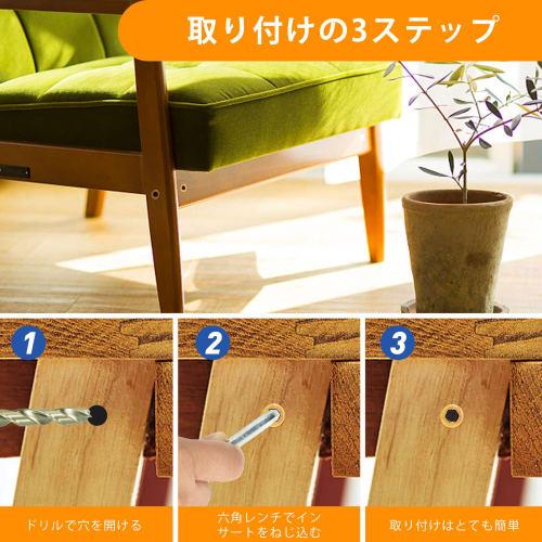 Aninako Insert Nuts, M6*13mm, M6*15mm, M6*20mm, M6*25mm, 60 Pieces (Includes Spanner Tool), Threaded Type, Recessed Insert Nuts, Carbon Steel, Furnitu