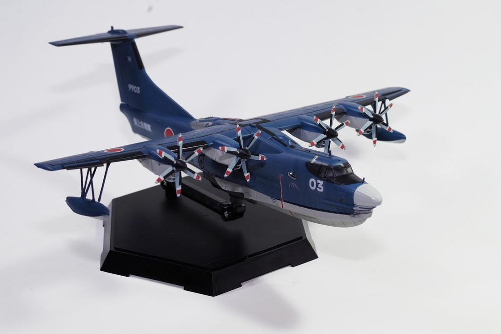 Aoshima Bunka Kyozai Aircraft Japan Maritime Force Rescue Flying Boat Scale Plastic Model Kit Co., Ltd. (AOSHIMA) Self-Defense US-2 1/144