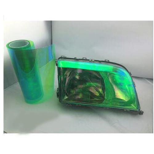 Vehicle Light Sticker Rainbow Chameleon Vinyl Tint Foil Film Sheet Decal for Car Headlight Tail Light Fog Light Motorcycle Lamp