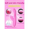 Honey Tongue Cyclone Fully Automatic Telescopic Heated Vibrator Female Electric Masturbator Erotic Sex Toys