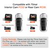 70mai Dash Cam Pro Plus A500S Built-in GPS ADAS,wifi Car DVR 1944PHD Recoeding Support Rear Cam 24H Parking Monitor,Night Vision