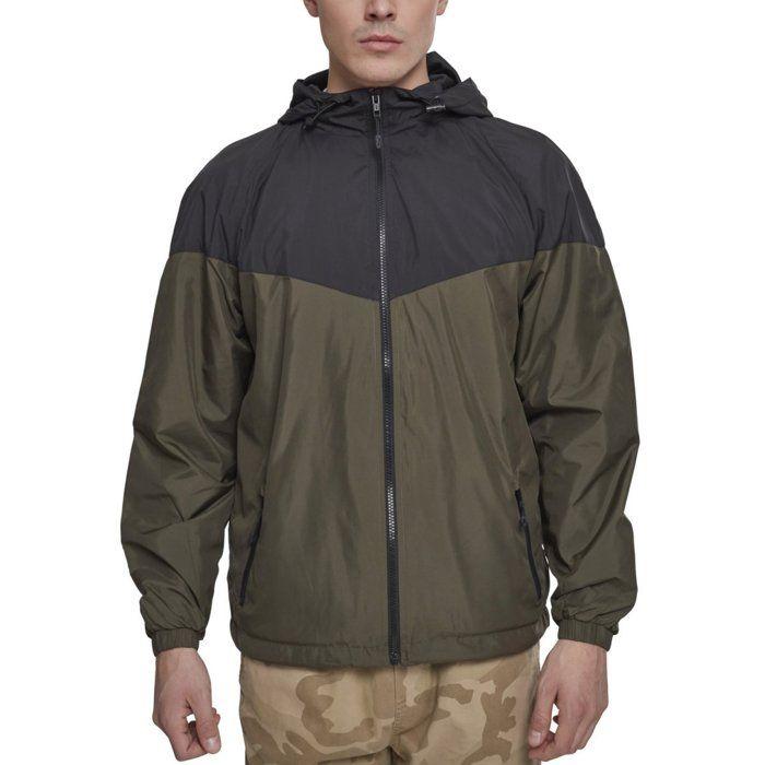 Veste coupe-vent TECH Urban Classics noir olive - Homme - Multisport