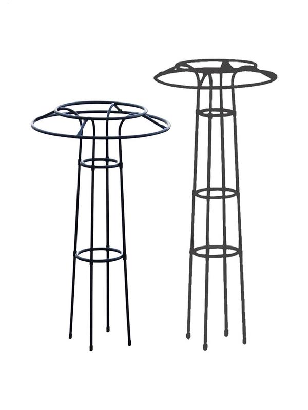 105/145cm Garden Trellis Umbrella Shaped Rose Climbing Vine Frame Stand Multifunctional Iron Wire Lotus Climbing Vine Stand