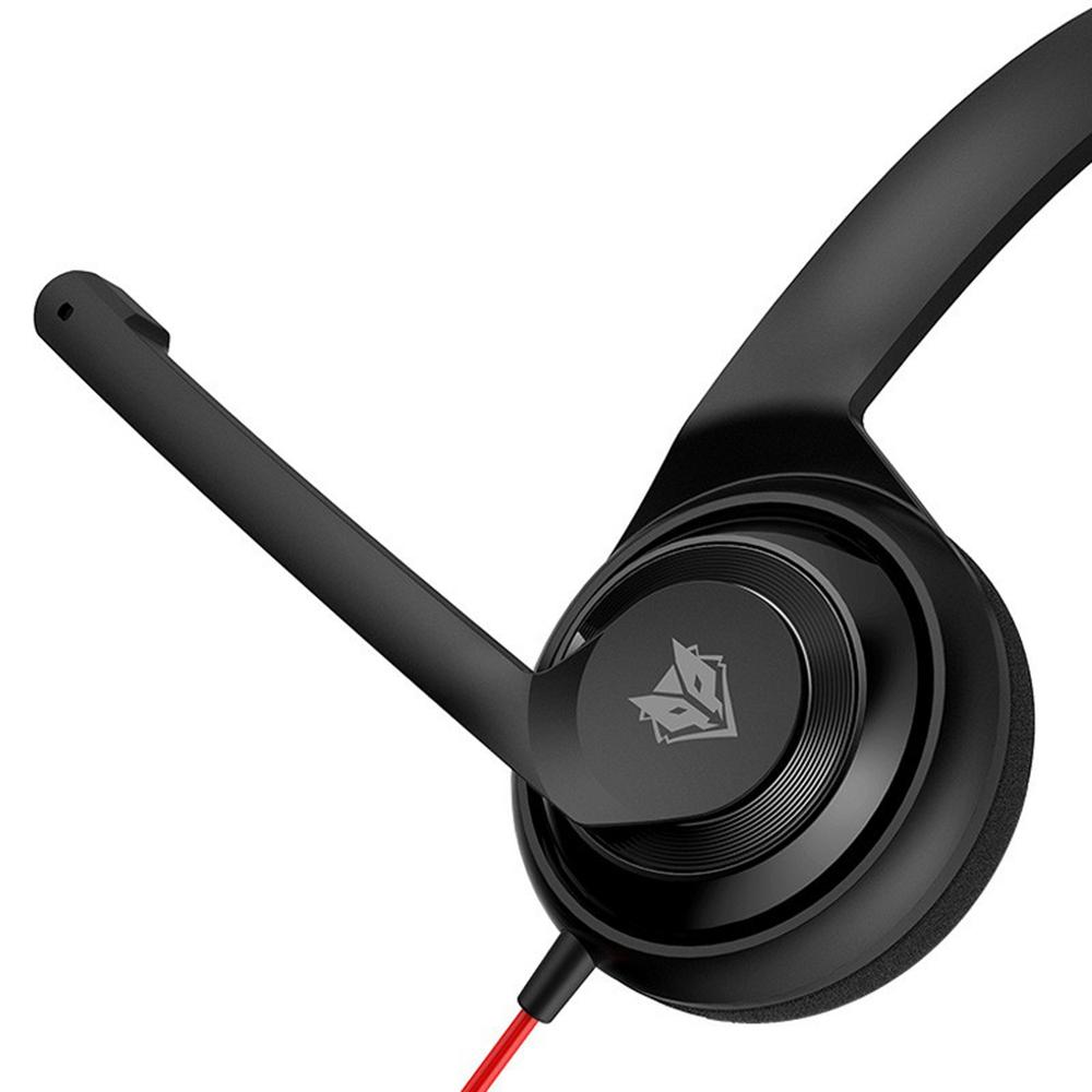 NUBWO HW02U Single Ear USB Wired Headphone Lightweight Office Calls Headset