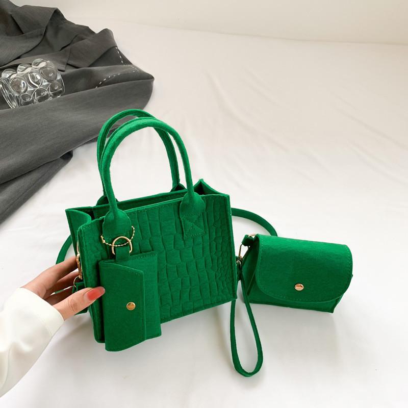 Stylish Casual Mini Tote Bag For Women In Black Orange Green And Fuchsia Perfect For Commuting And Everyday Use