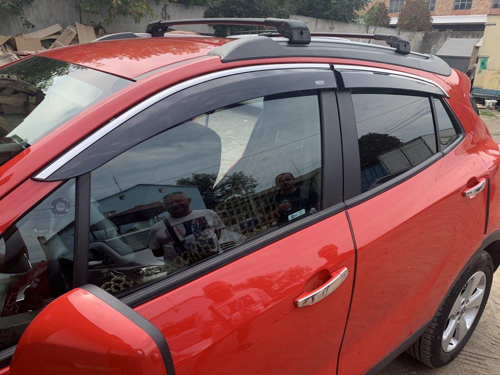 Windschutzscheiben mit Chrom (4 Stück, Niken) fürOpel Mokka 2012-2021